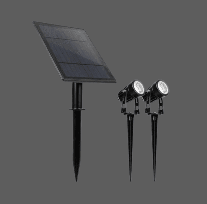 panel solar + 2 estacas
